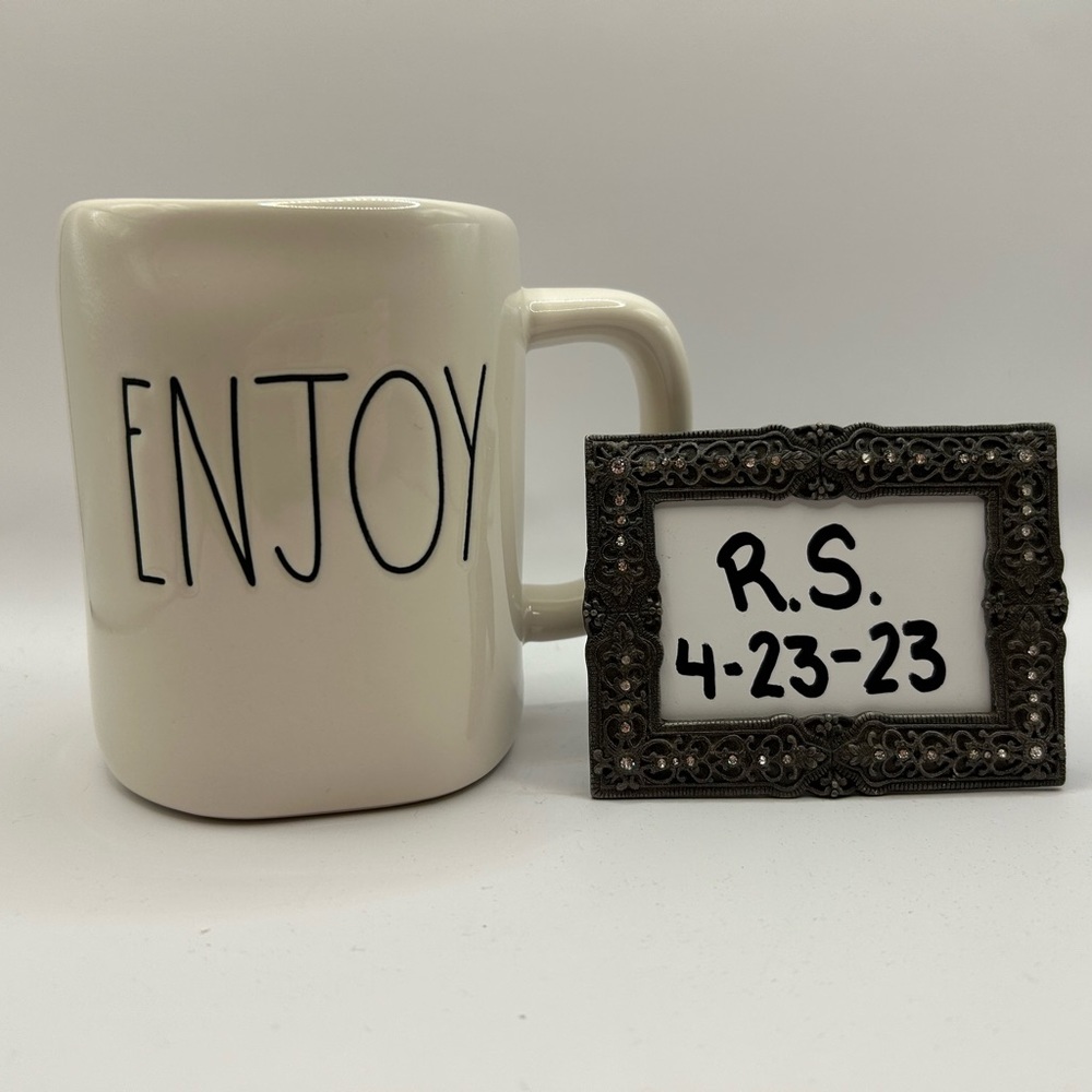 Rae Dunn “Enjoy” mug.
